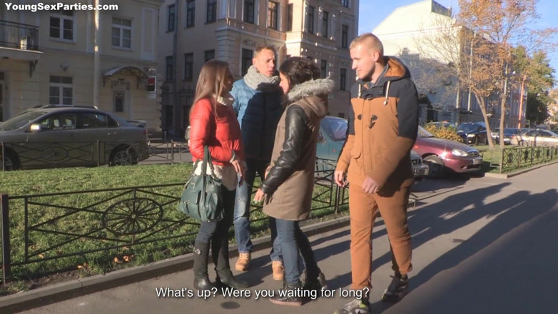 Young Sex Parties: New couch for a sex party
