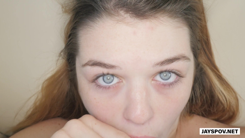 JAYS POV: Anastasia - First Day Of Porn Blowjob