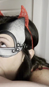 A Sexy Devil Comes to Suck off a Sinner and Takes a Pulsating Oral Creampie