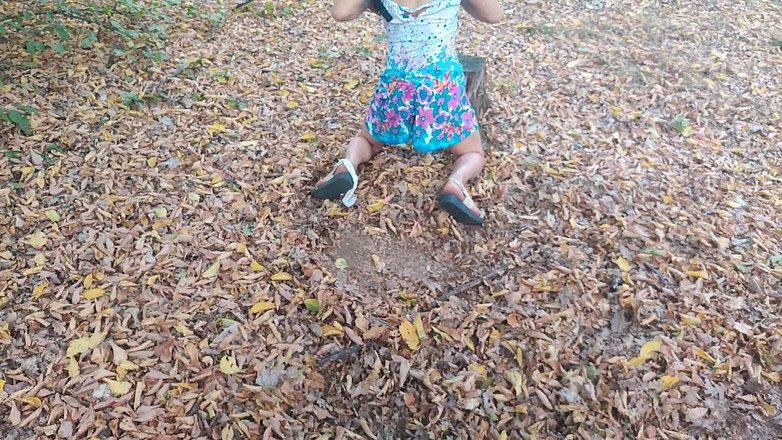 DirtyLubov: Orale en anale seks buiten