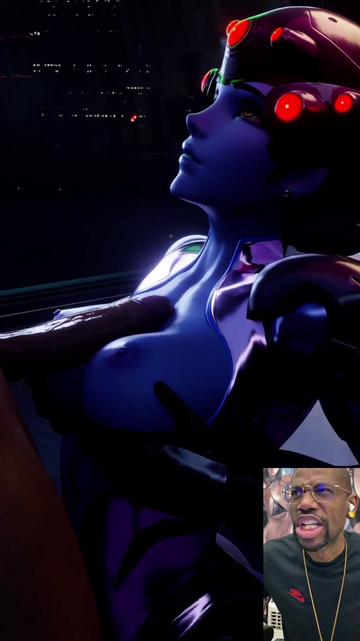 Good news media: Widowmaker отримує трах в її маленькі цицьки з товстим членом в дупу