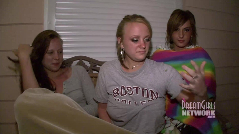 Dream Girls: Home video catches party girls showing tits
