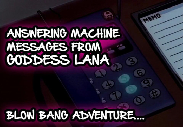 Campsissyboi: AUDIO ONLY - Answering machine Messages 2 blow bang adventure