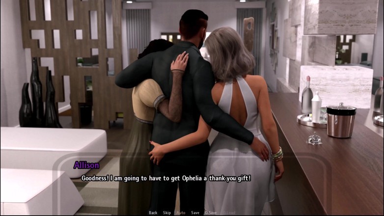 Kitty Gamer: Avós casa 30 eu estava nua com Amelia e Nana