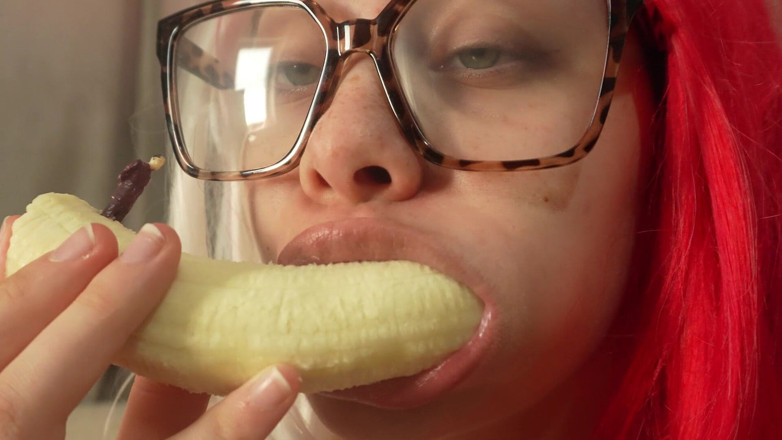 AmayaMori: Giantess Stepsister Eats Tiny Stepbrother's Big Cock Because It's a...