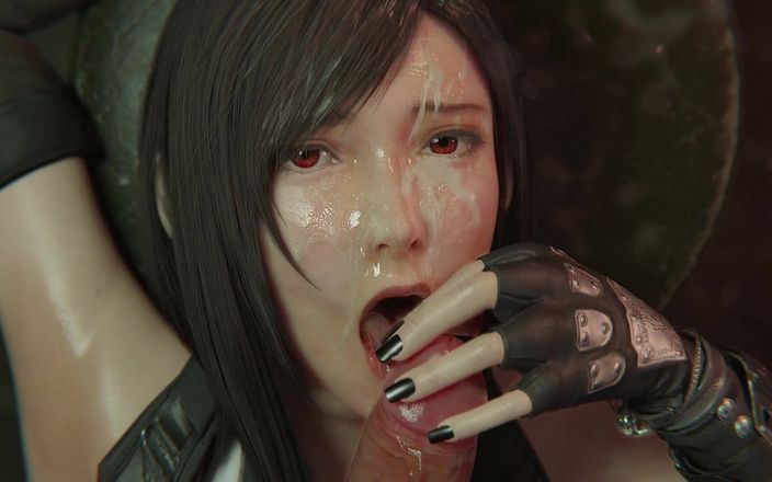 Velvixian 3D: Ff7 Tifa Deepthroat
