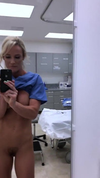 Fit MILF Nurse Gets Fired for Masturbating in the Hospital