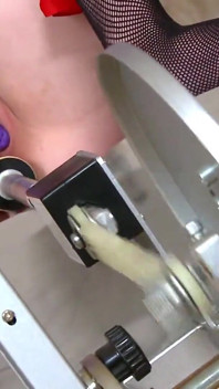 Anna Daey Has Solo Sex with a Fucking Machine