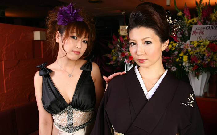 Go Sushi: Japanese MILF and Teen with Kimono Fucked in JAV Threesome