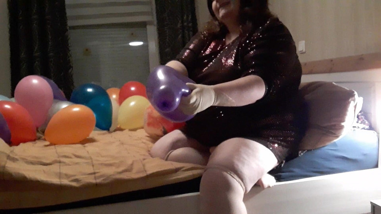 tammara big: Ballonfetisj met SSBBW