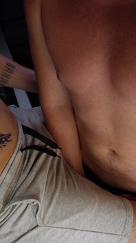 Cock in the Navel in the Kitchen