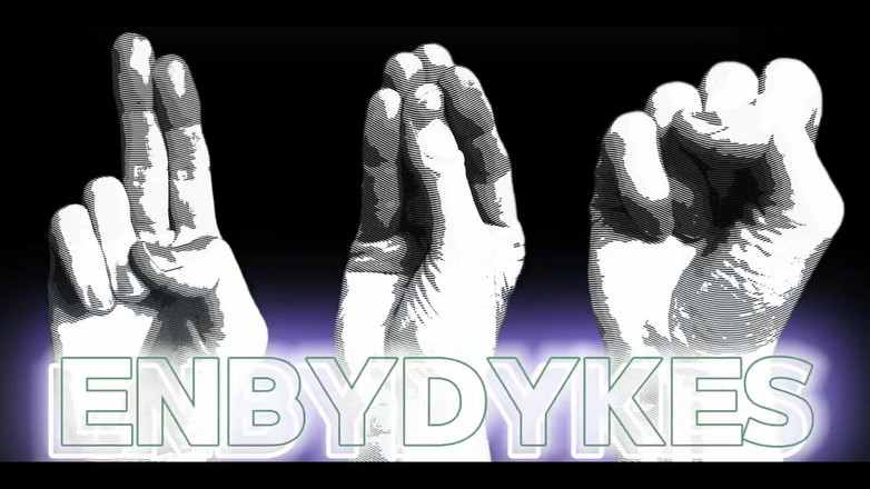 EnbyDykes: Nyx muncrat di balik strap-on hex dengan keras!