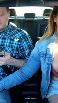 Devils Film - Natasha Nice Gives Boober Passenger a Wild Titty Fuck Ride and Massive Cum on Tits