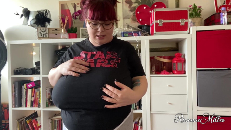Roxanne Miller: Shy Nerd Plays with Boobs