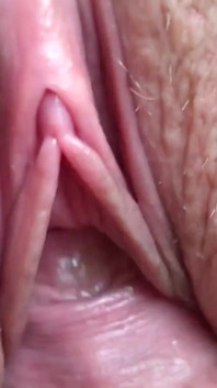 Extreme Close-up. Pussy Pissing on the Cock While Fucking. Cum on Clit.