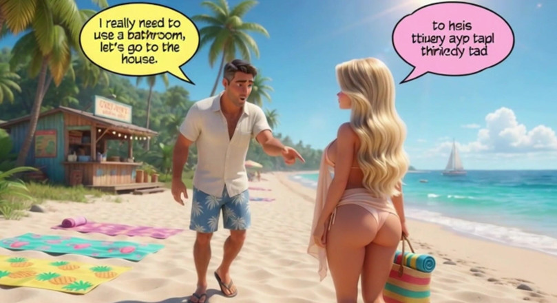 My night collection: Married Blonde's Beach Tease Becomes Wild House Game with Husband...