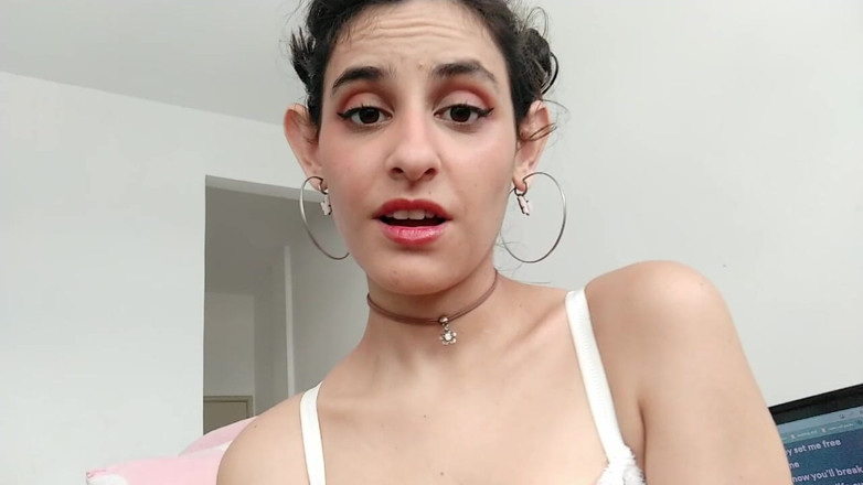 Ms Candy Bunny: Sperma voor mij-uitdaging - femdom clip