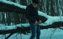 Idmir Sugary: Winter Jerking off on the Tree