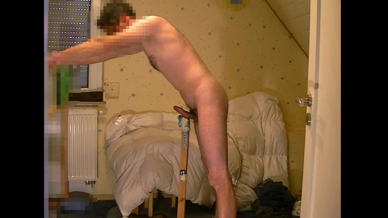 Mark Hannes: Domowe stoisko masturbacja wibratora do ciała