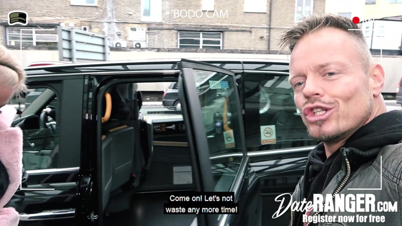 Date Ranger: Rebecca Jane Smith enjoys pounding her pussy on his hard...