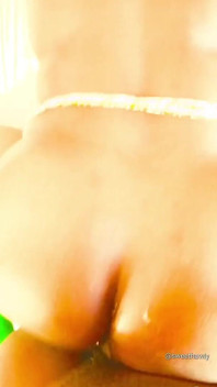 BBW MILF anal kremówka
