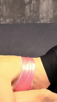 After Yoga, a Beauty in Leggings Gives a Blowjob to Her Friend and Swallows Cum