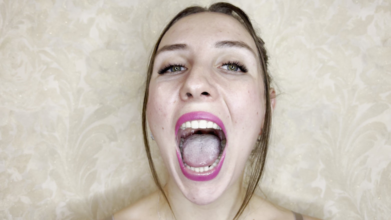 Hottie goddess: Přírodní stav úst: pohled do krku