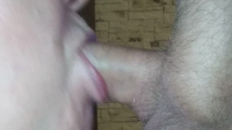 Zona901: Blowjob from a bitch close-up and a sea of sperm