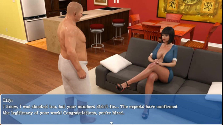 Dirty GamesXxX: Lily of the valley: hot MILF and a horny guy...