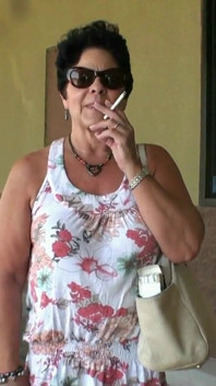 Cougar BBW GILF Smokes & Poses