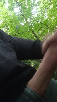 Cumshot at the Bus Stop