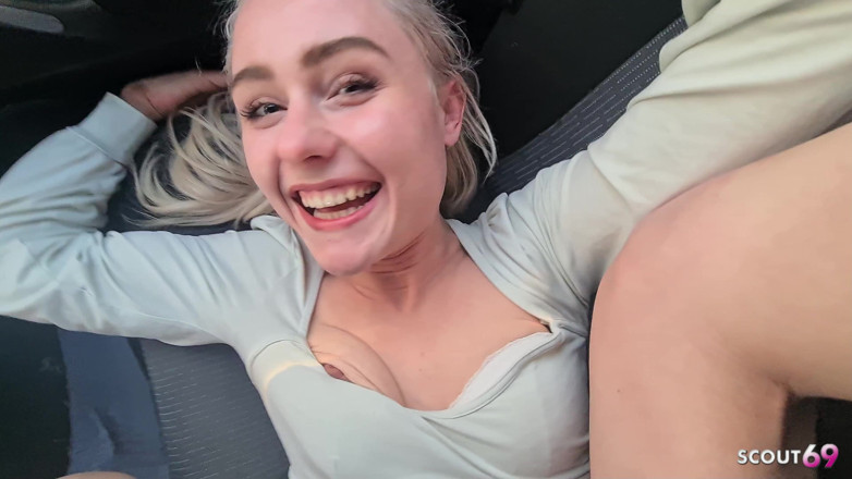 Scout69: German Blonde Hitchhiker Pick up and Get Risky POV Outdoor...