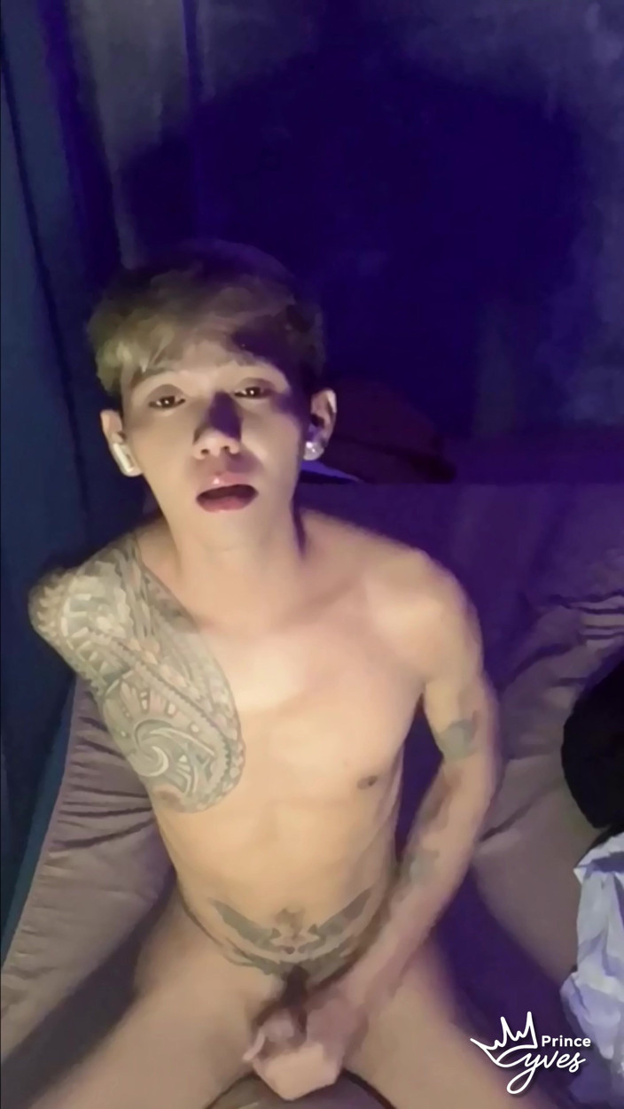 Prince-Yves: Filipino Inked Horny Twink Teasing and Masturbating Until He Cums