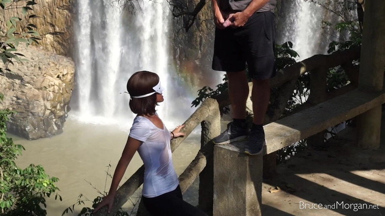 Bruce-and-Morgan: So Much Piss and Cum at the Waterfall