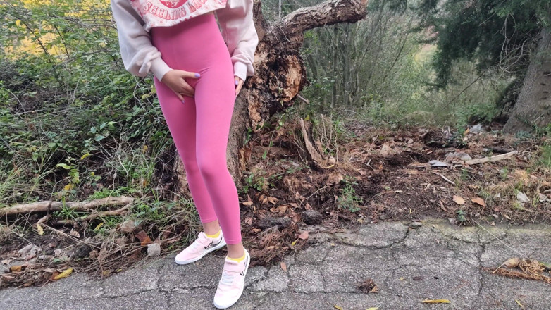 TheloveStory: Fantasy masturbation in the mountain outdoors sexy ass