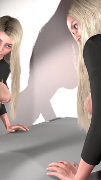 3D Porn Fucking a Hot Cute Blonde Busty Babe