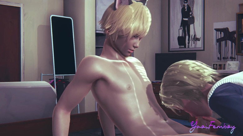 Yaoitube: Yaoi Femboy Osuke - Could This Blonde Femboy Ride Like a...