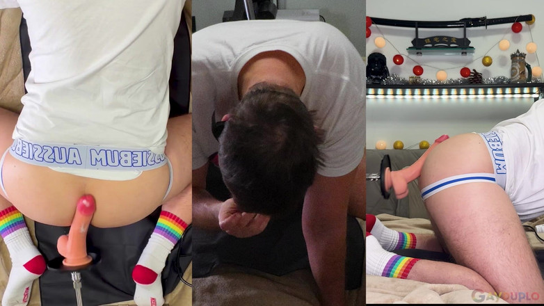 GayDuplo: Vahşi kontrolden çıkan clanker'dan büyük çift eller serbest boşalma!