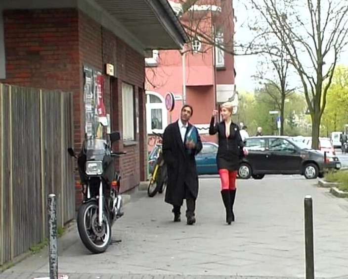 German amateur couples: Un couple allemand amateur pour la première fois devant la...