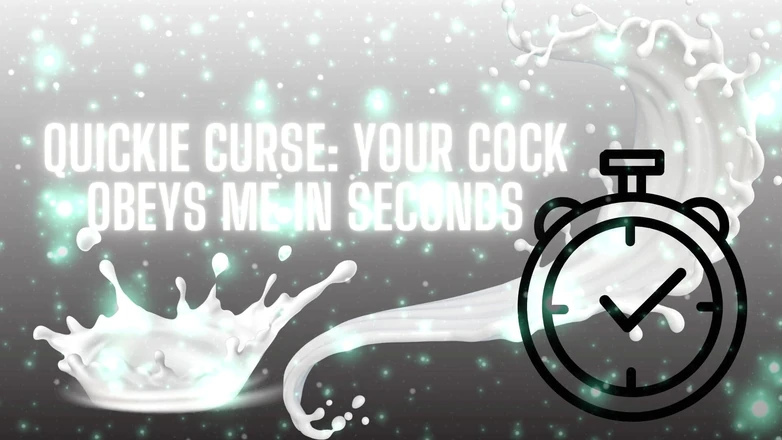 Goddess Misha Goldy: Quickie curse - ta bite m’obéit en quelques secondes