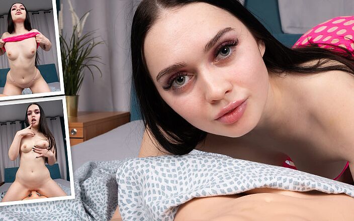 Suck Me VR: Eva si cewek jalang yang lagi asik muasin memeknya pakai...
