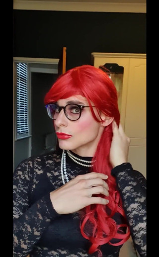 JessicaXD: Teasing away in my tight lace dress