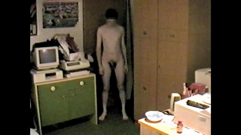 Mark Hannes: Čůrání a sklouznutí penisu prezentace a masturbace hump 18 let a...