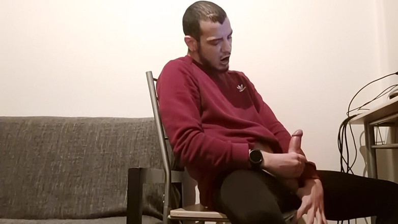 Fitguywithbigdick: Staje się twardy, nie dotykając go