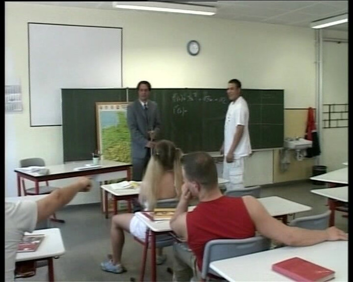 German's Young Babes: Two Cute College Girls From Germany Fucked Together in Classroom