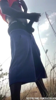 Masturbating Alone Intensely in the Bush