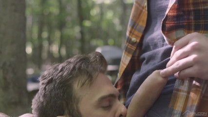 Falcon Studios: FalconStudios - Steamy worker joins gay couple in fuck train