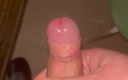 Young cum: Dick close up masturbation 1