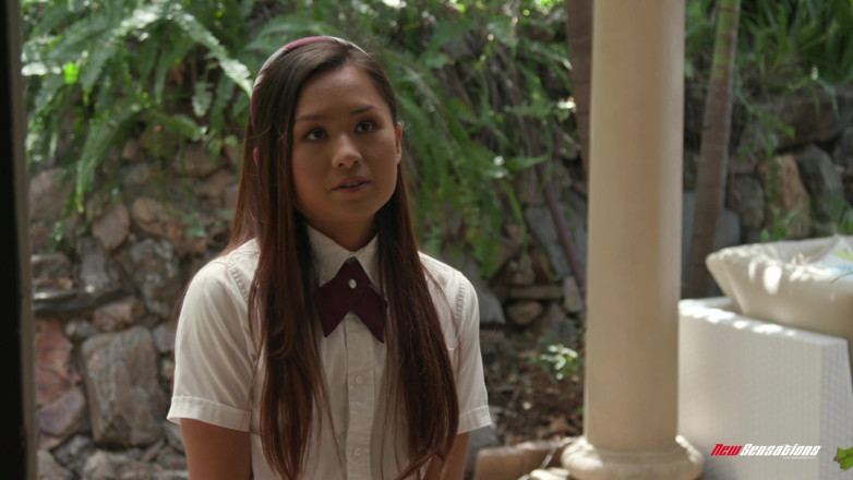New Sensations: Asian College girl Elle Is Tied And Fucked