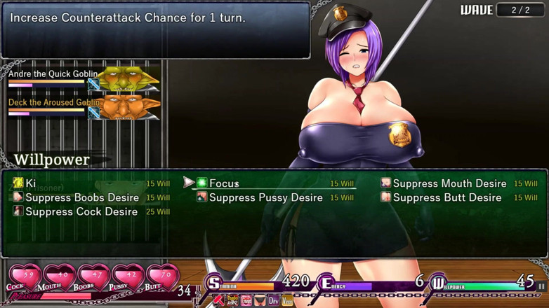 Cumming Gaming: Karryn's prison silent walkthough [rpg hentai game] ep.1 the warden helps...